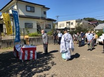 代表者高橋会長による玉ぐし奉典